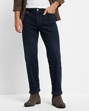 Slim Straight Dark Wash Stretch Jeans