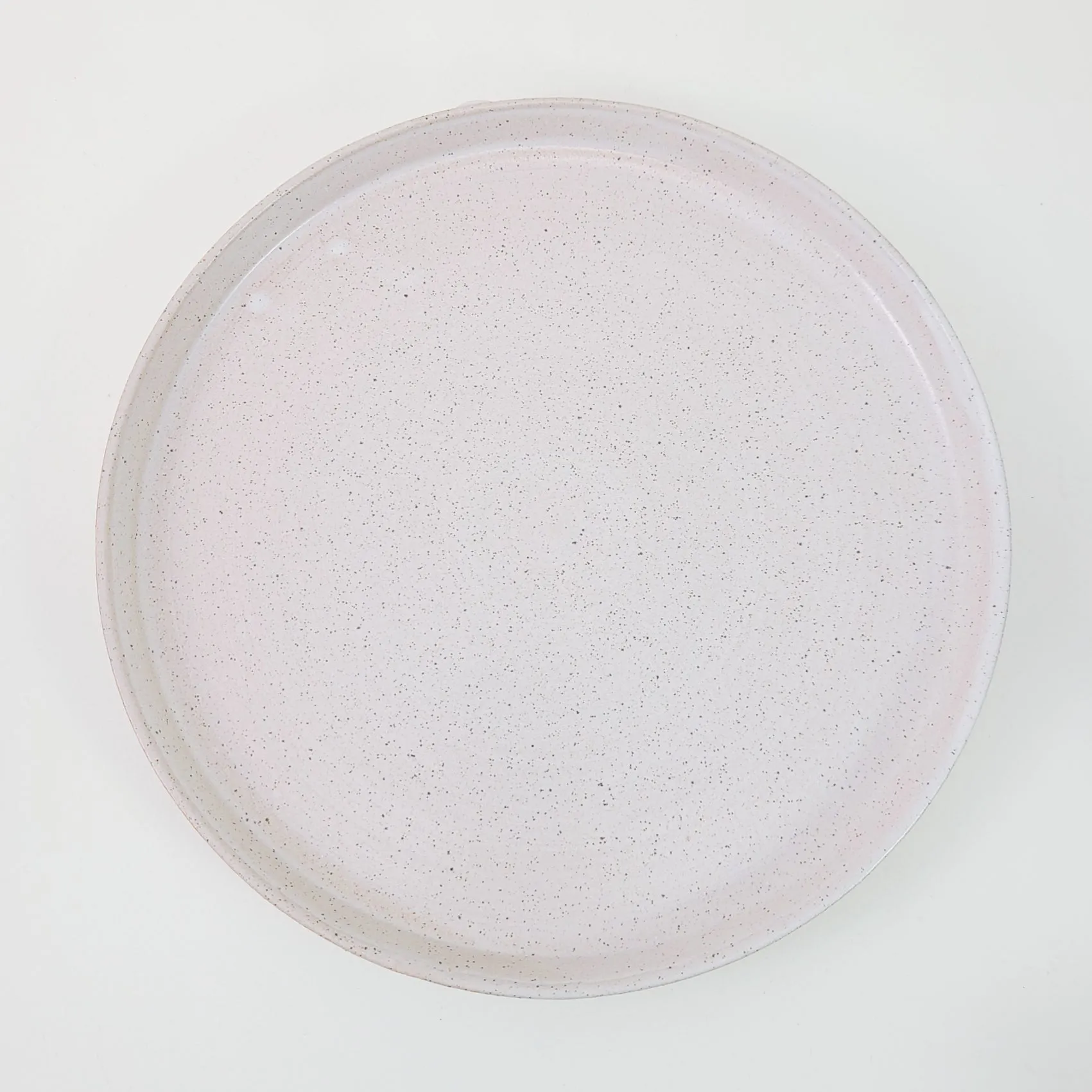 Small Plate in Birch Glaze on Sandstone Clay