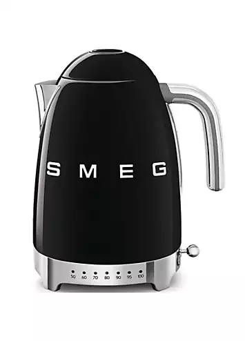 SMEG KLF04BLUK 1.7L Jug Kettle - Black | Kaleidoscope