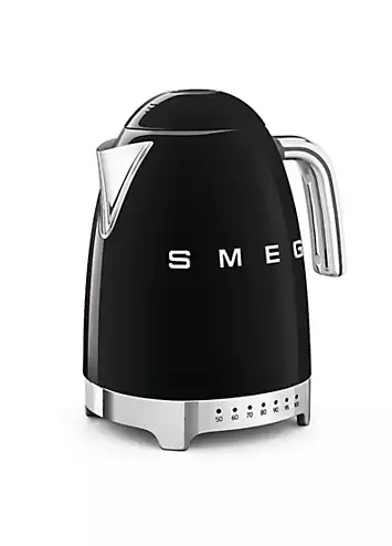 SMEG KLF04BLUK 1.7L Jug Kettle - Black | Kaleidoscope