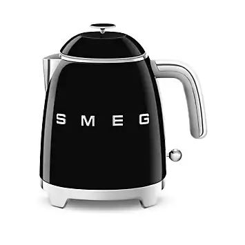 SMEG Retro KLF05BLUK Mini Kettle - Black | Kaleidoscope