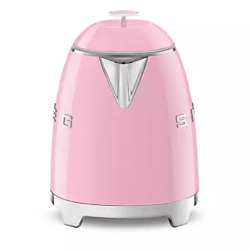 SMEG Retro KLF05PKUK Mini Kettle - Pink | Kaleidoscope