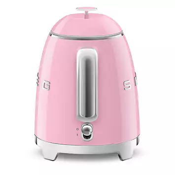 SMEG Retro KLF05PKUK Mini Kettle - Pink | Kaleidoscope