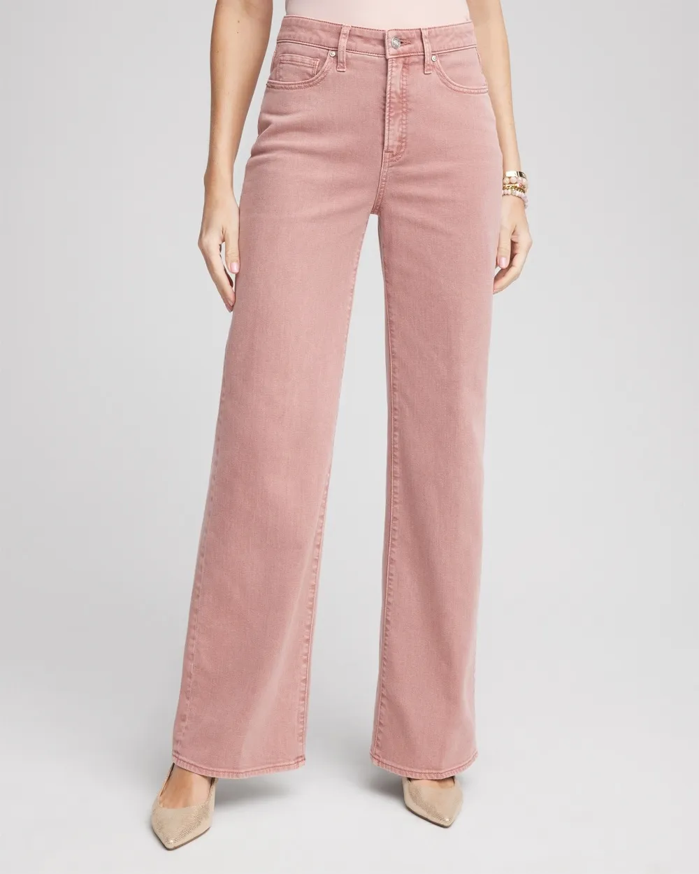 So Slimming\u00AE High Rise Wide Leg Jeans