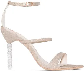 Sophia Webster Rosalind 100mm leather sandals Neutrals