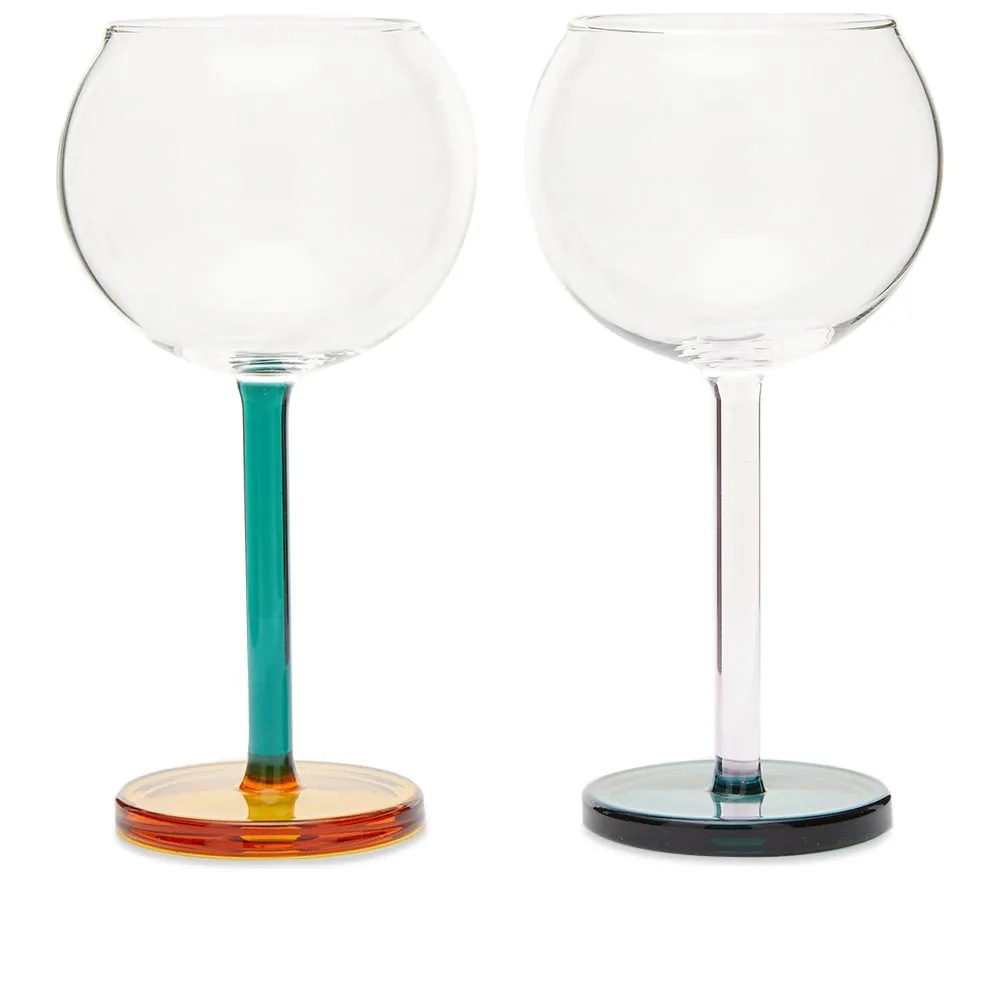 Sophie Lou Jacobsen Bilboquet Wine Glass - Set of 2Golden Hour