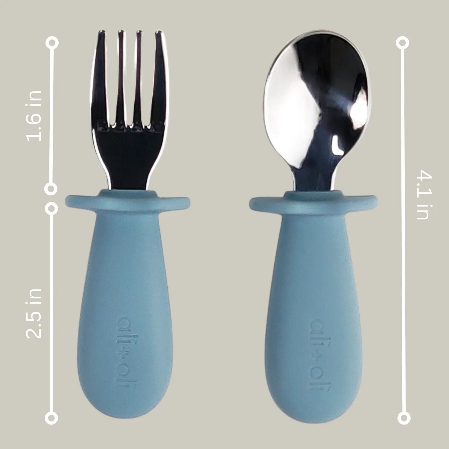 Spoon & Fork Learning Set | Blue