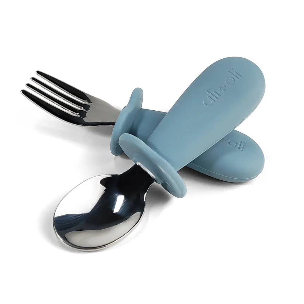 Spoon & Fork Learning Set | Blue