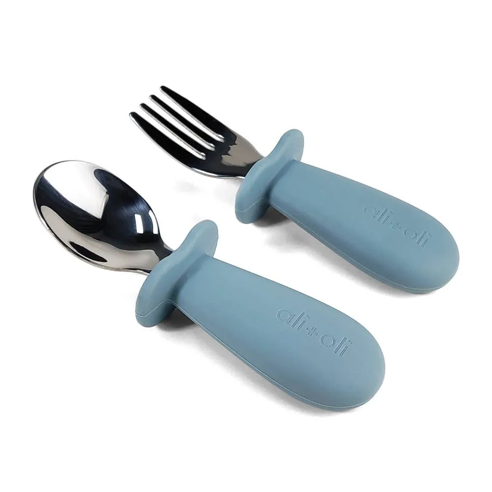 Spoon & Fork Learning Set | Blue