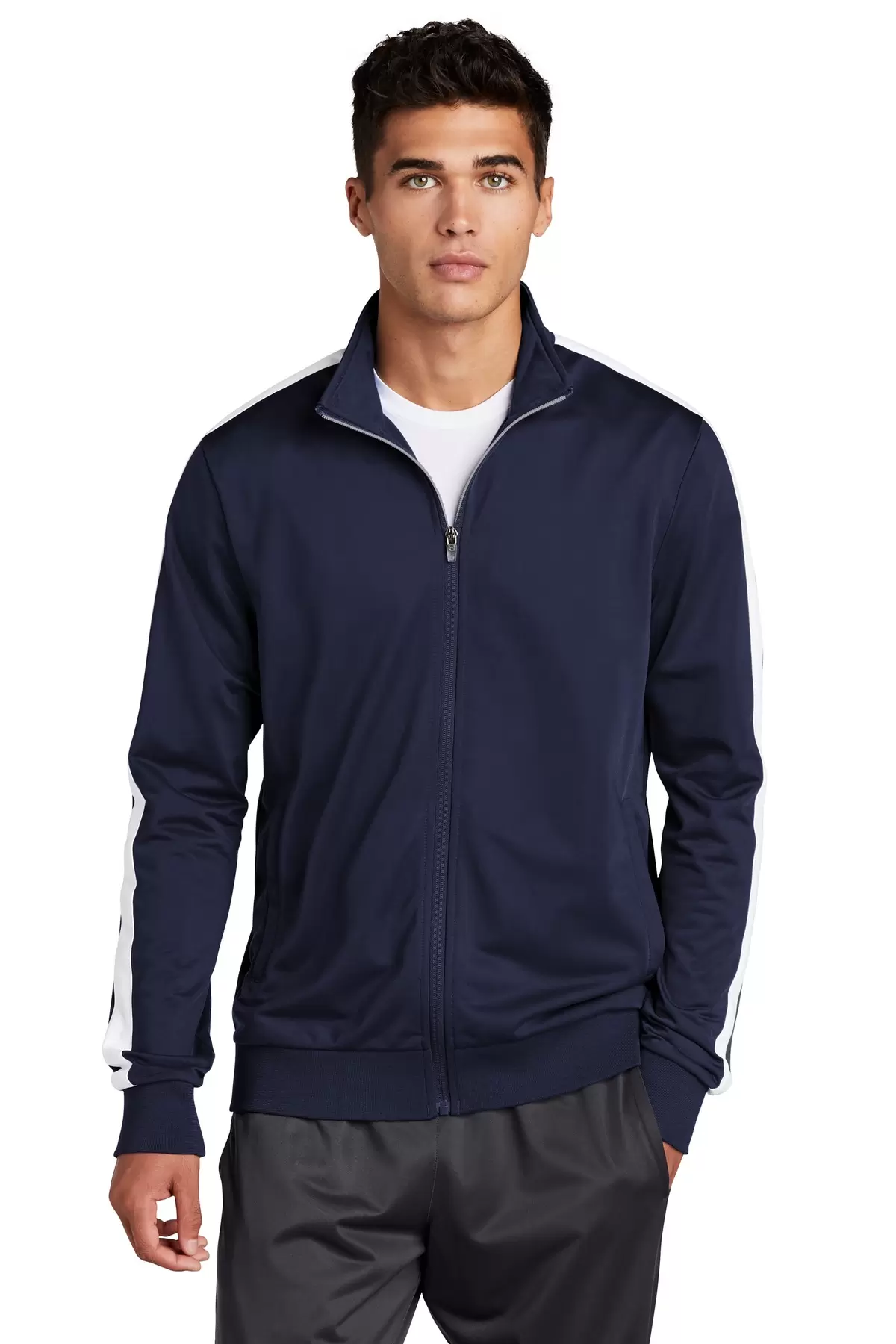 Sport Tek JST94 Sport-Tek    Tricot Track Jacket SKU: JST94