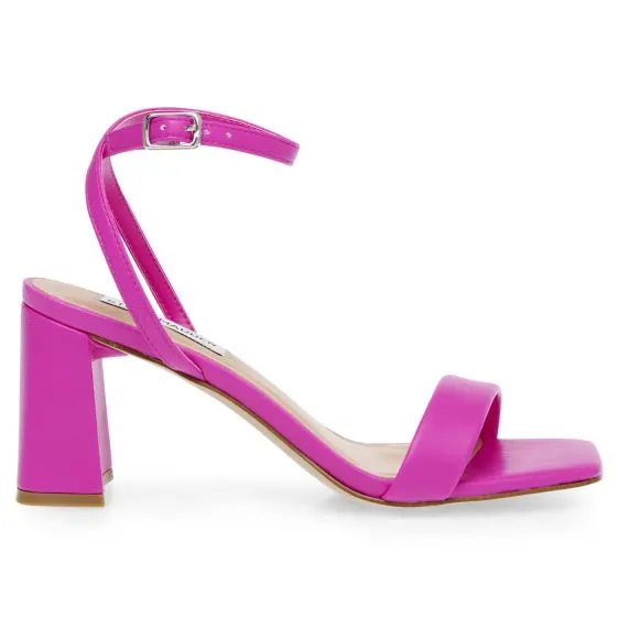 Steve Madden Luxe Magenta Soft PU Sandals