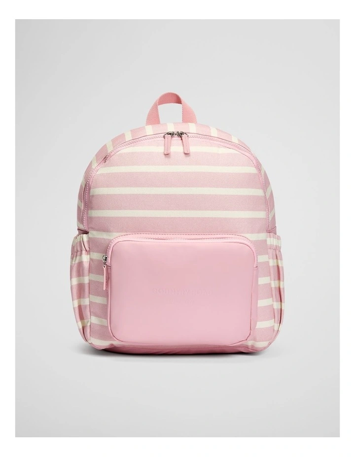 Stripe Backpack in Mineral Pink