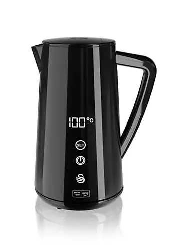 Swan SK14650BLKN 1.5L Alexa Smart Kettle - Black | Kaleidoscope