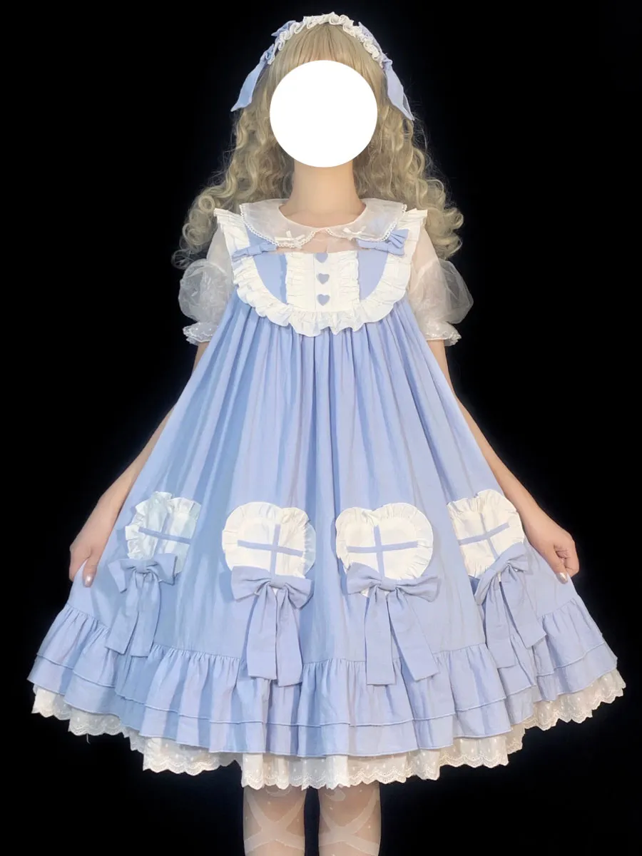 Sweet Lolita Dress Polyester Sleeveless Dress