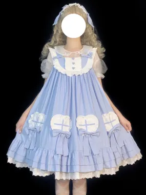 Sweet Lolita Dress Polyester Sleeveless Dress