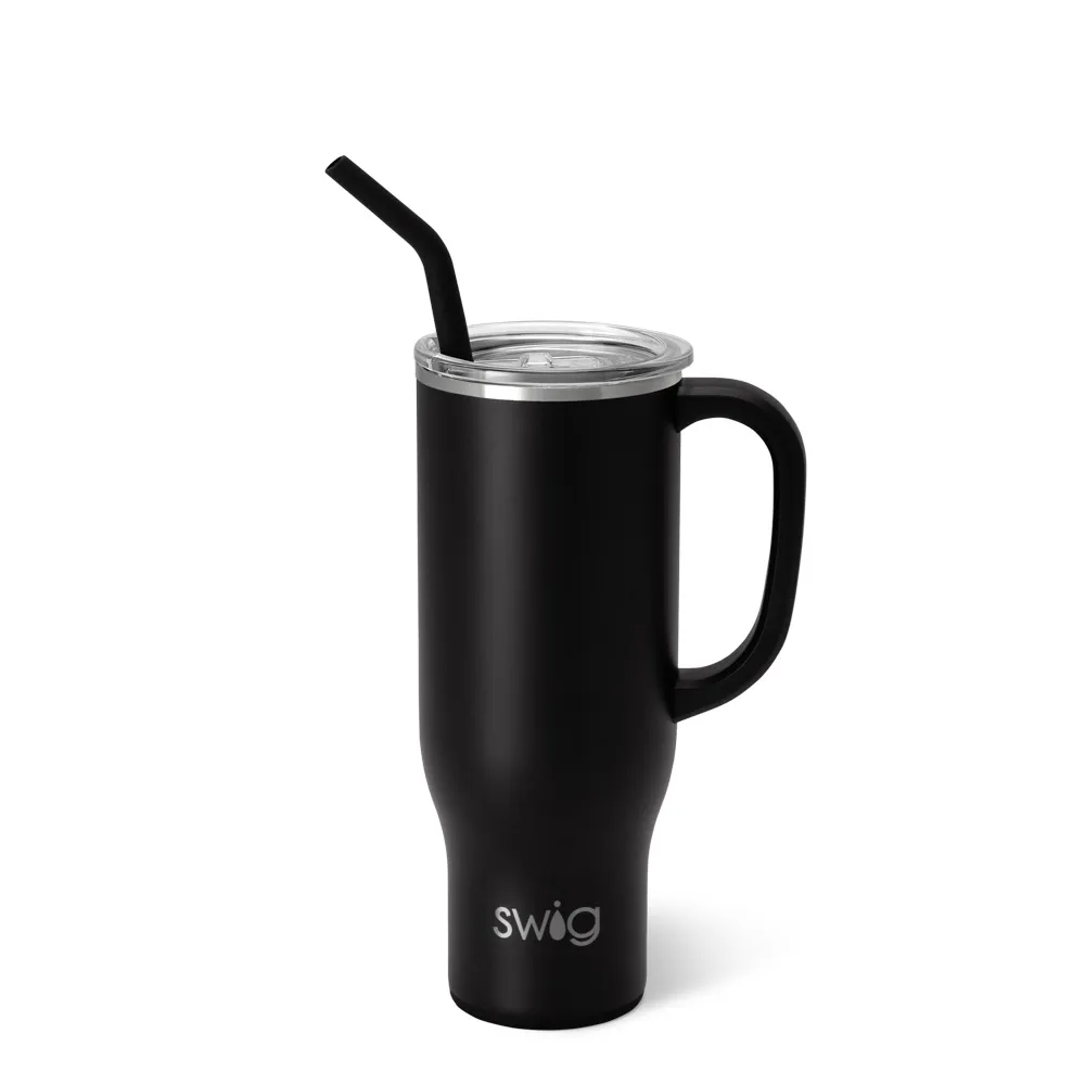 Swig Black Mega Mug (30oz)