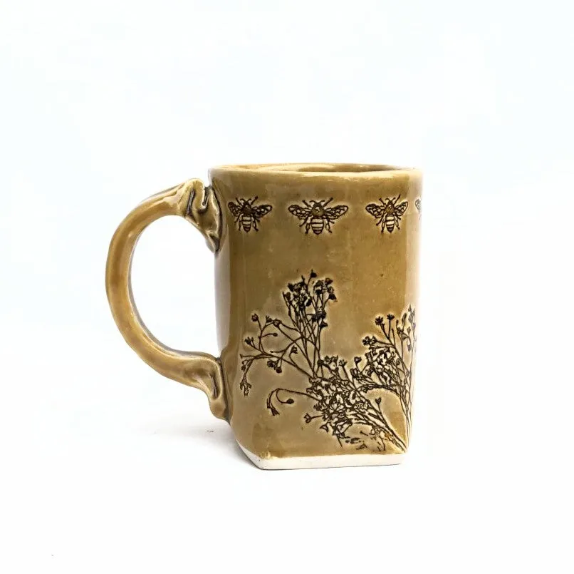 Tan Bee Mug