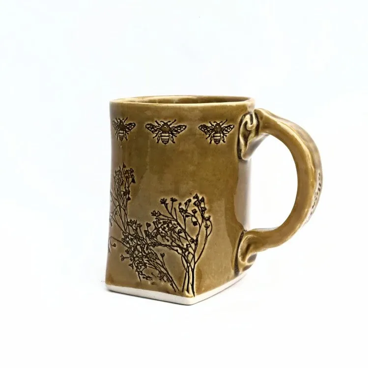 Tan Bee Mug