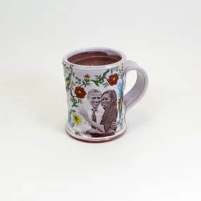 The Obamas Mug with Flowers