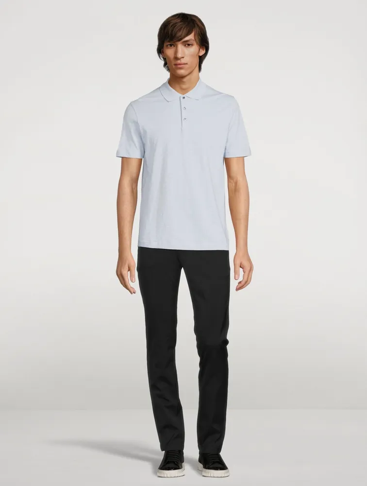 THEORY Cotton Short-Sleeve Polo