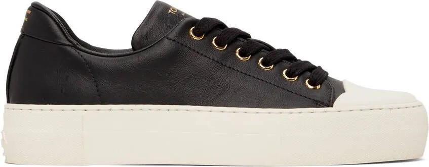 TOM FORD Black Grace Low-Top Sneakers