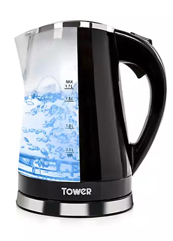 Tower LED Colour Changing Kettle T10012 - Black | Kaleidoscope