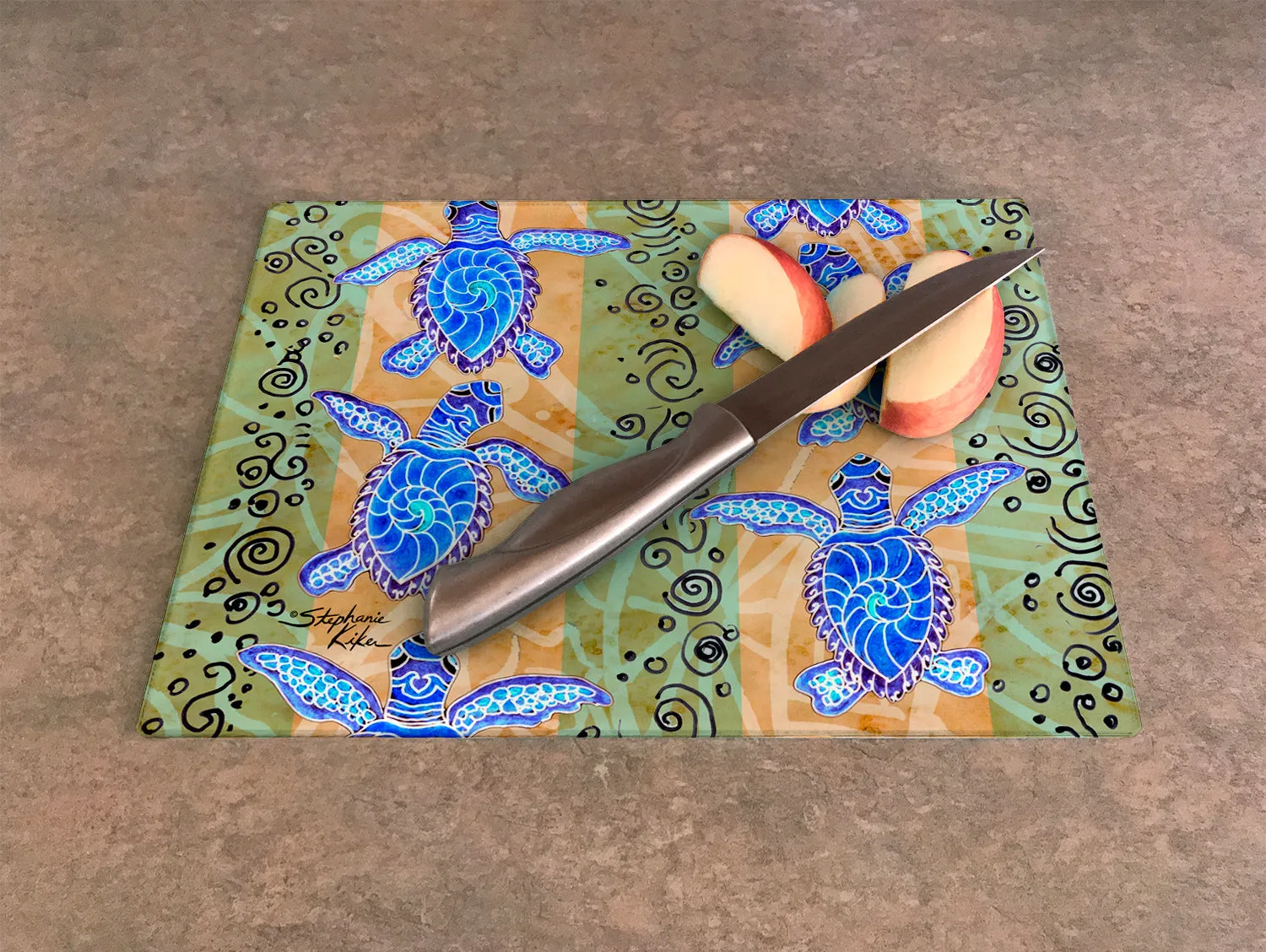 Traveling Turtles Cutting Board