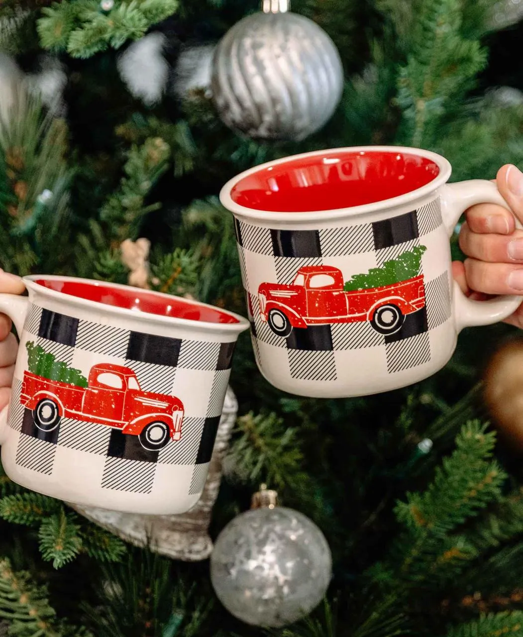 Truck Plaid Mug