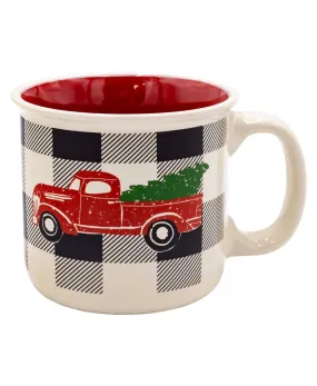 Truck Plaid Mug