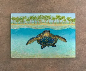 Turtle Paradise Cutting Board