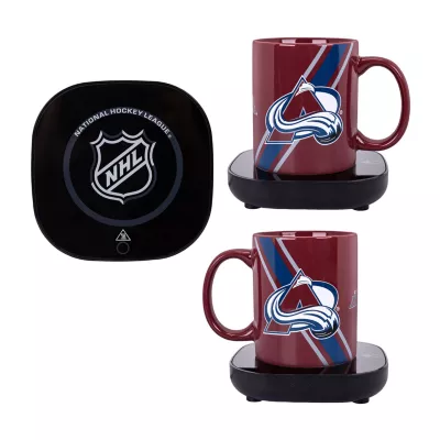 Uncanny Brands Colorado Avalanche Logo Mug Warmer With Mug - Auto Shut On/Off