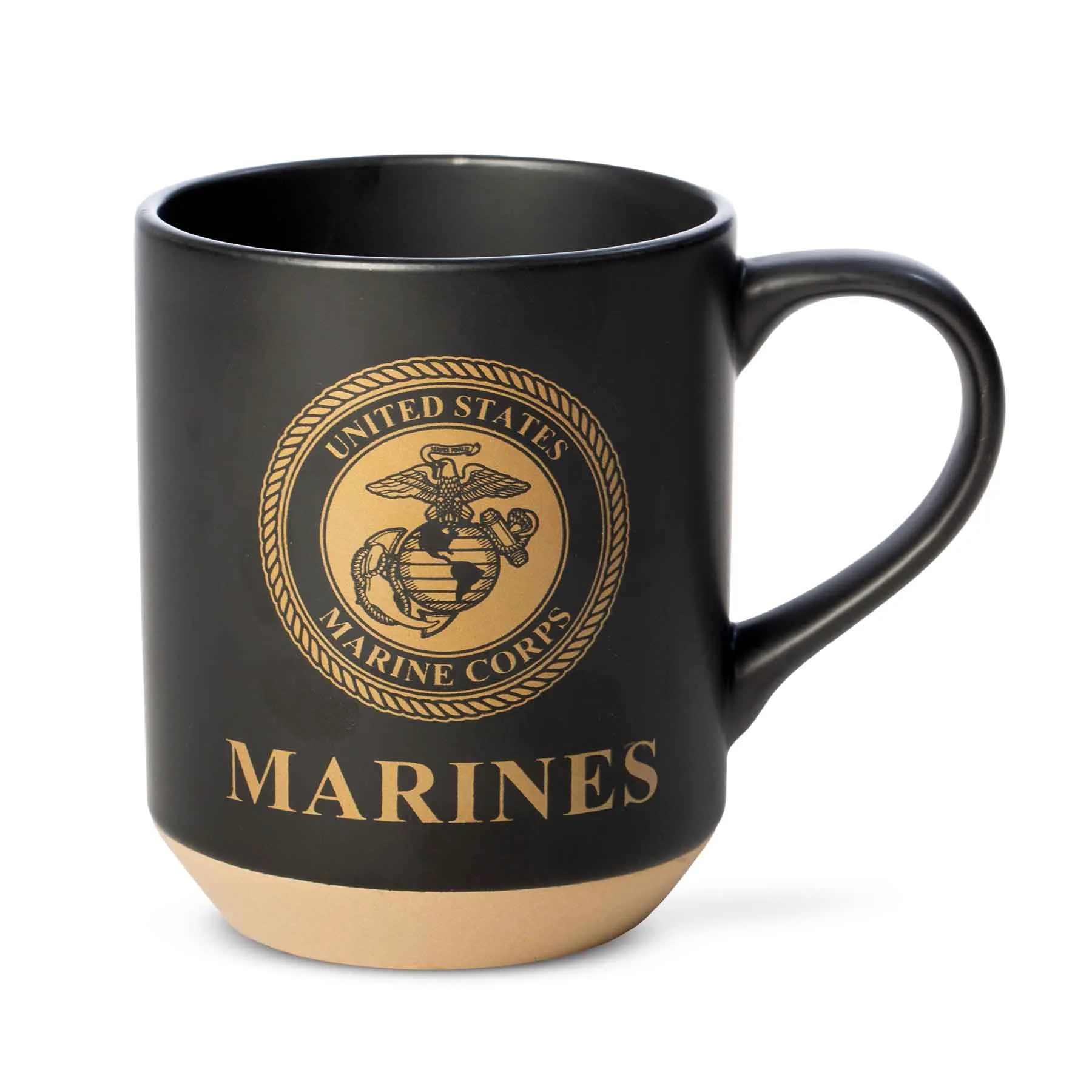 USMC Marines Black Sandstone Mug