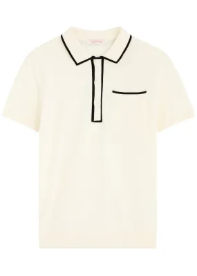 VALENTINO Knitted cotton polo shirt -                         -                     -                