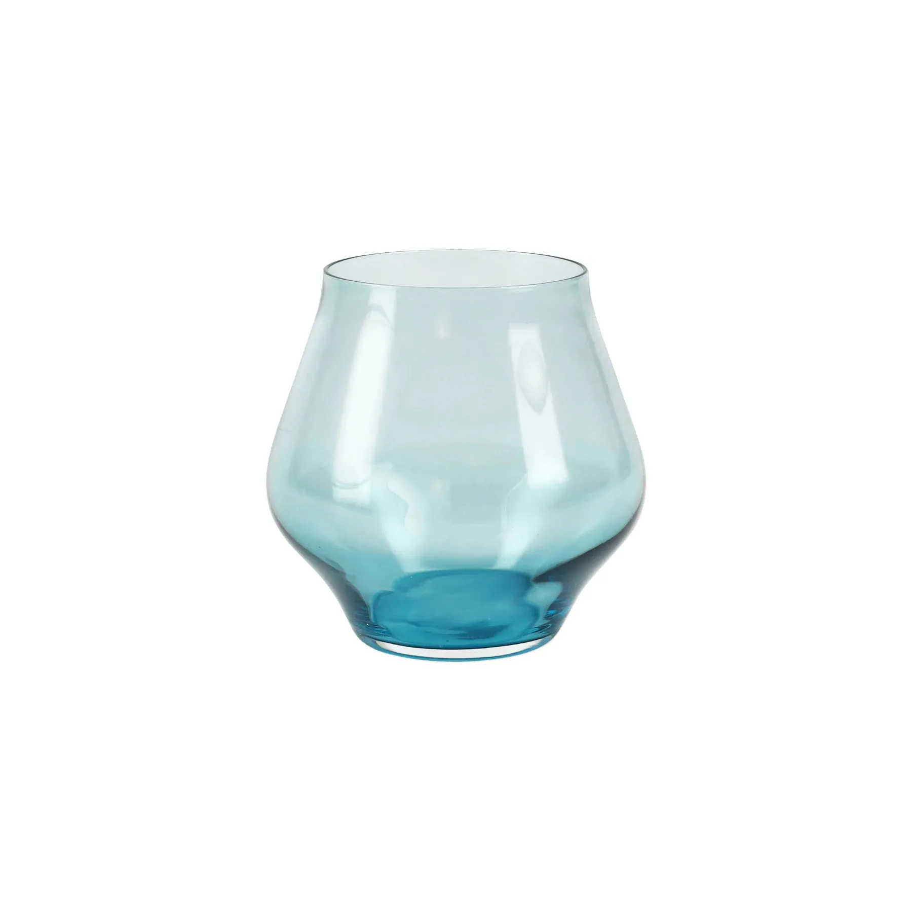 Vietri Contessa Stemless Wine Glass - (five colors)