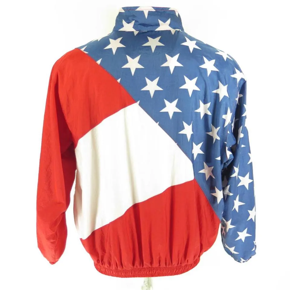 Vintage 90s Starter Team USA Olympics Jacket Mens XL Star Spangled US Flag