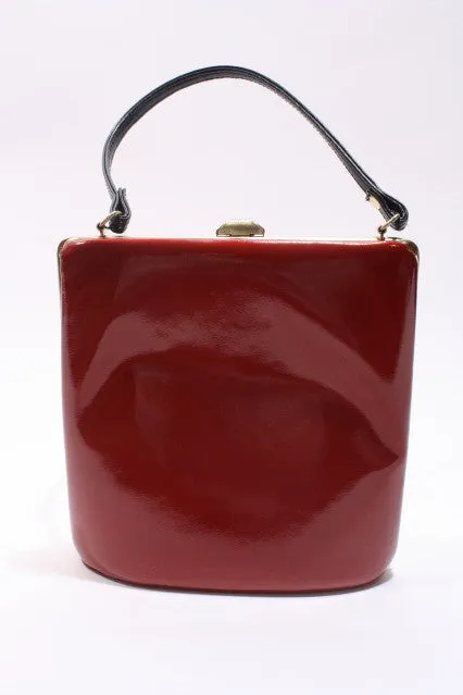 Vintage Patent Leather Bow Bag