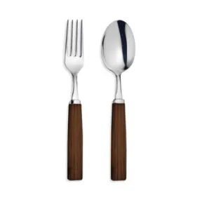 Vista Alegre Dakar Acacia Serving Fork & Serving Spoon Set