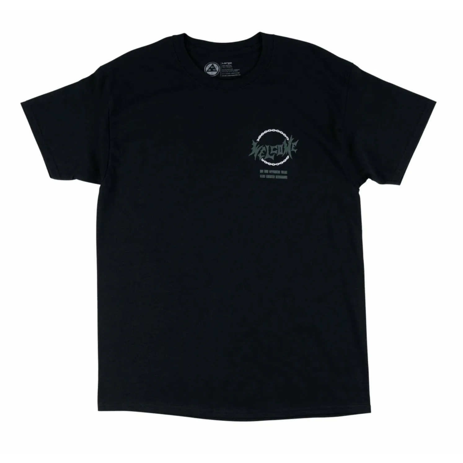 Welcome Skateboards - CHAIN TEE - BLACK