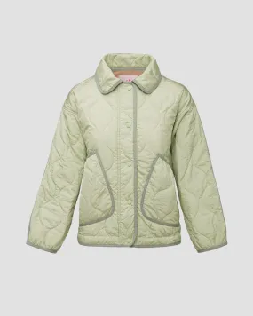 Women's green jacket Deha D02592-12608