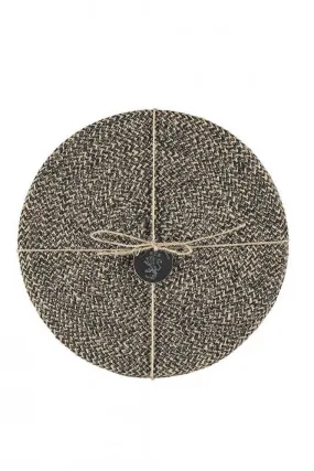 Woven Jute 27cms Placemats S/4    