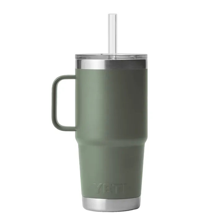 Yeti Rambler 25oz Straw Mug